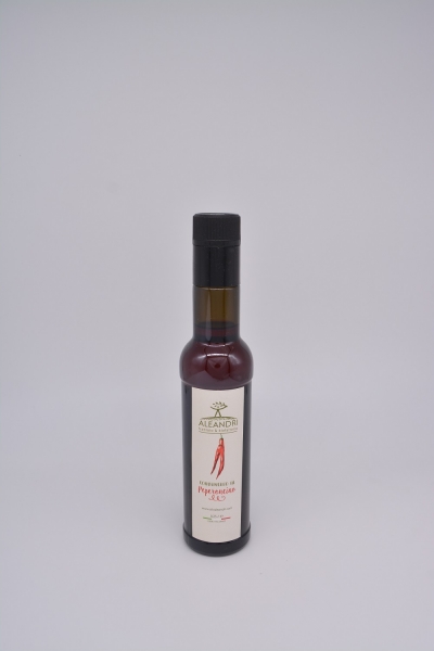 scharfes Peperoncino-Öl Aleandri 0,25 l